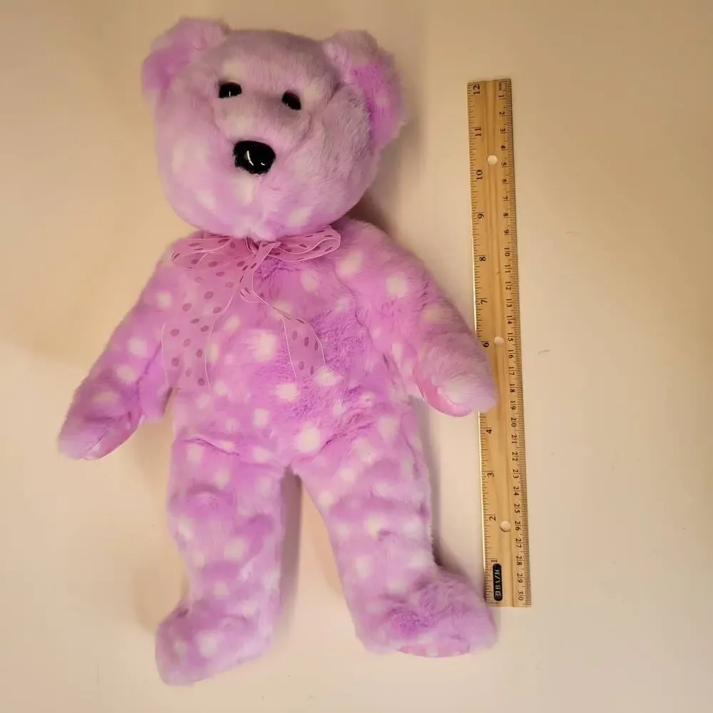 Ty Fizz Pink Polka Dot Oversized Beanie Baby 15